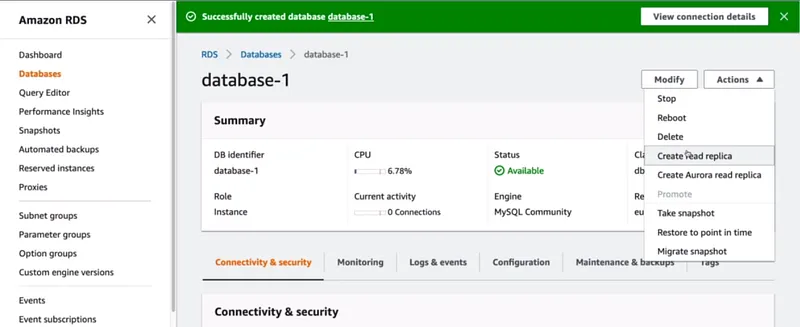 AWS Certified Solution Architect — RDS — figure 3